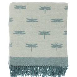 Dragonfly Knitted Picnic Blanket