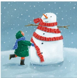 Dressing the Snowman Pack of 6 Christmas Cards