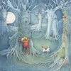 Faces in the Trees Greeting Card