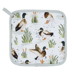 Farmhouse Ducks Pot Mat