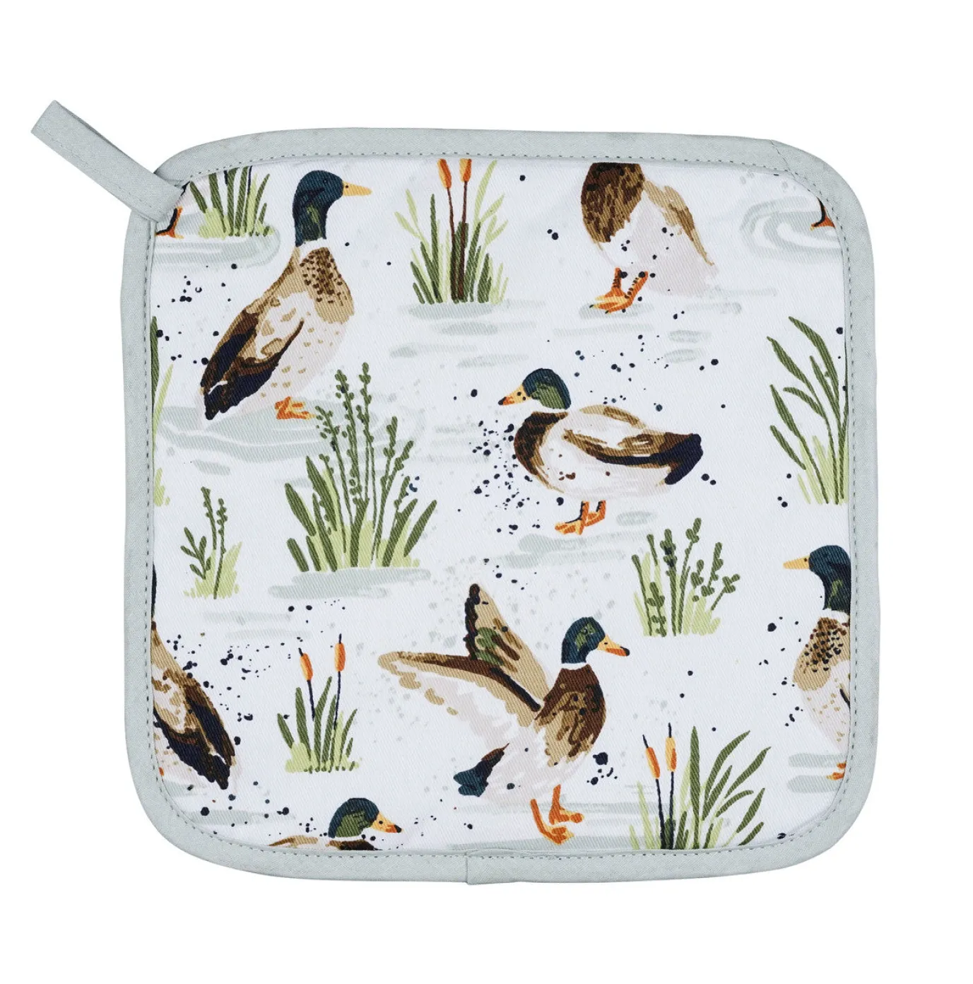 Farmhouse Ducks Pot Mat