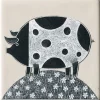 Fat Pig Coaster by Moorland Pottery