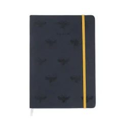 Faux Leather Bees Notebook