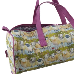 Felted Sheep Long Handled Barrel Bag