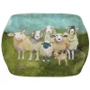 Felted Sheep Melamine Medium Tray