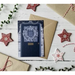 Festive Front Door Christmas Card