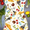 Fish & Chip Tea Towel by Corinne Alexander
