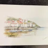 Fishing Village, North Yorkshire Print