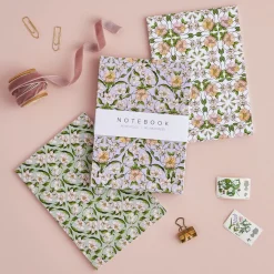 Flora Nouveau - Set of 3 A6 Notebooks