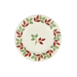 Folk Rosehip 6 1/2 inch plate
