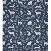 Forest Friends Navy Tea Towel Twin Pack