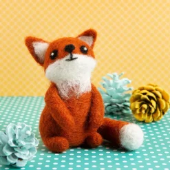 Fox Cub Mini Needle Felting Kit
