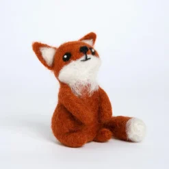 Fox Cub Mini Needle Felting Kit