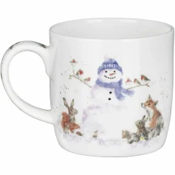 'Gathered All Around' Small Bone China Mug (11oz)