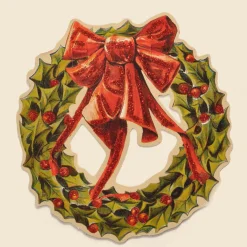 Glittered Christmas Wreath Garland