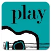 Graphic Guitar Coaster