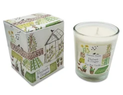 Greenhouse- Rhubarb & Ginger & Ginger Glass Candle