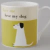 Happiness Dog Olive Mug