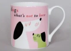 Happiness Dog Olive Mug
