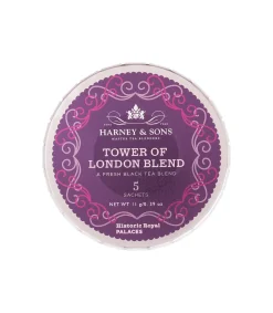 Harney & Sons Tower of London Tagalong Tea Tin - 5 Sachets