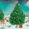 Heart of the Forest Gold Foil Christmas Petite Card Pack