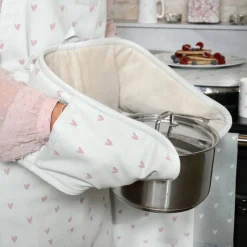 Hearts Double Oven Glove