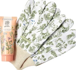 Heathcote & Ivory In The Garden Gardening Gloves and Hand Cream Set