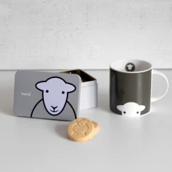Herdy Shortbread Small Tin - Grey