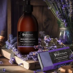 Highland Lavender Hand & Body Organic Lotion 300ml