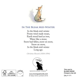 In The Bleak Mid-Winter Greeting Card