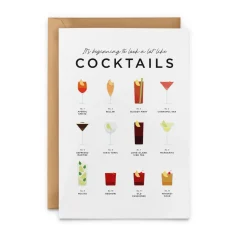 It's Beginning to Look a Lot Like Cocktails Card