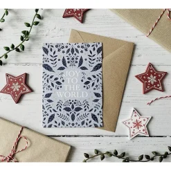 Joy to the World Christmas Card