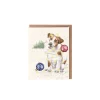 'Joyful & Triumphant' Jack Russell Gift Enclosure Card