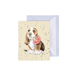 'Just For You' Puppy Gift Enclosure Card