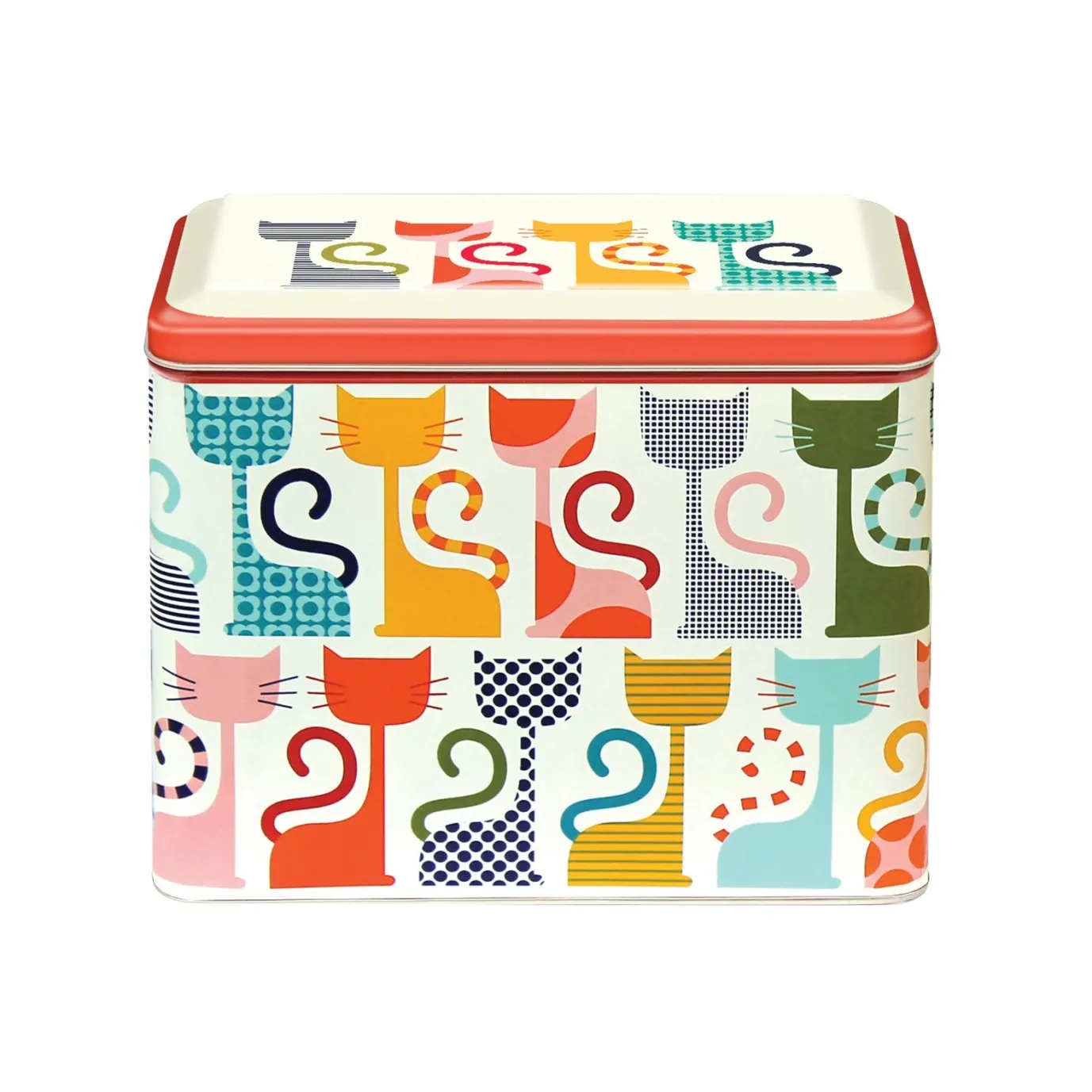 Kate Rhees Cats Large Hinged Caddy