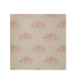 Linen Blend Strawberries Table Cloth