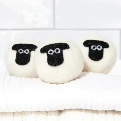 Little Beau Sheep Suffolk Sheep Wool Dryer Balls - pack of 3