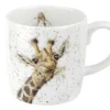 'Lofty' Giraffe Bone China Mug (14oz)