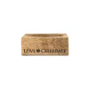 Love & Celebrate Oak Wine Bottle Coaster