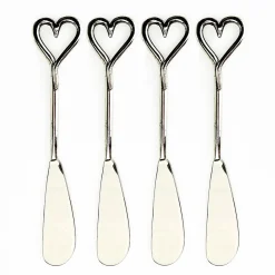 Love Heart Butter Knives Set of 4