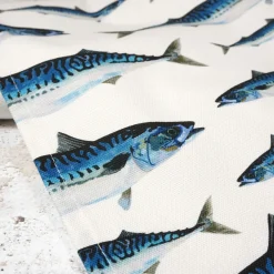 Mackerel Tea Towel by Corinne Alexander