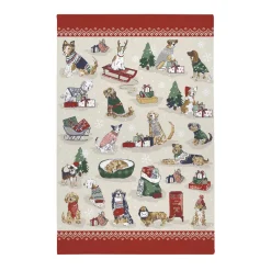Merry Mutts Cotton Tea Towel