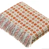 Milan Saffron Marino Lambswool Throw Blanket