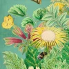 Moka's Garden Glitter Greetings Card