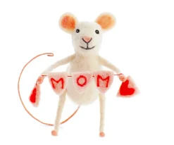 Mouse with Mom Bunting