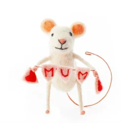 Mouse with Mum Bunting