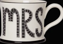 Mr & Mrs Twin Set of Mugs by Moorland Pottery