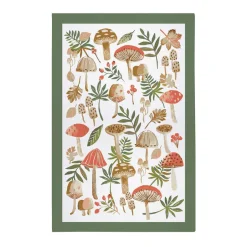 Mushrooms Cotton Tea Towel