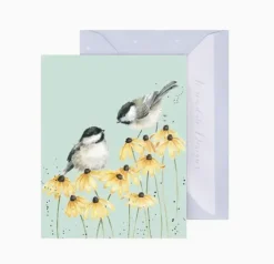 'My Sweet Chickadee' Blank Greetings Card
