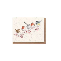 'One Snowy Day' Birds Gift Enclosure Card